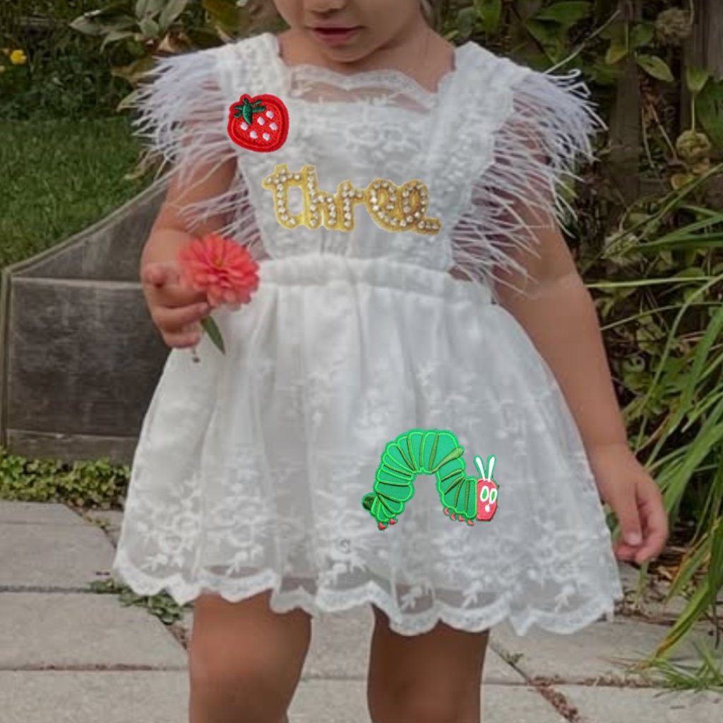 The Very Hungry Caterpillar Dress Smash Cake Third Birthday Outfit Clothes Dress